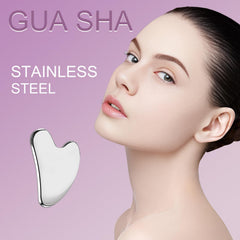 EDCBMB gua sha línea de mandíbula en acero inoxidable para definir contornos.