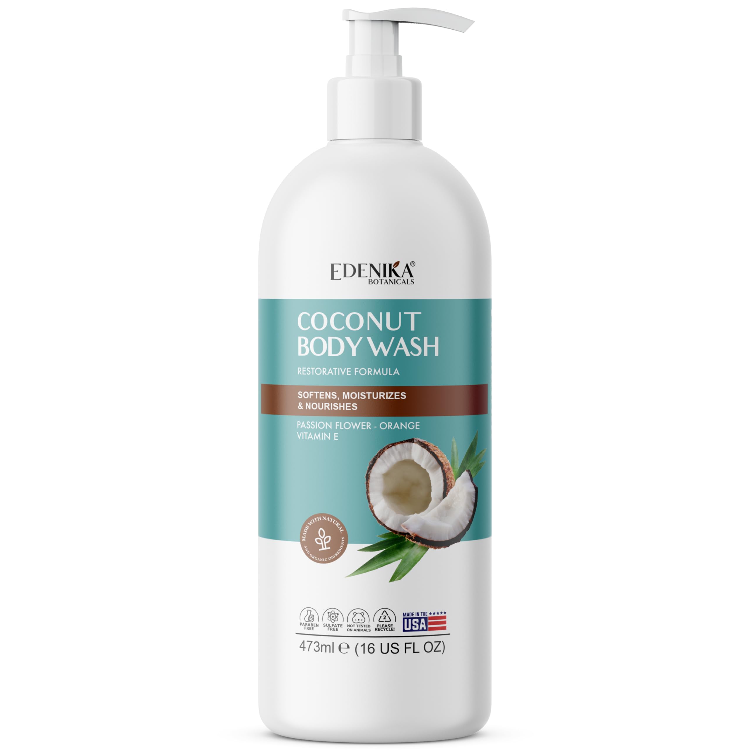 EDENIKA BOTANICALS piel suave y calmada tras la ducha, crema nutritiva.