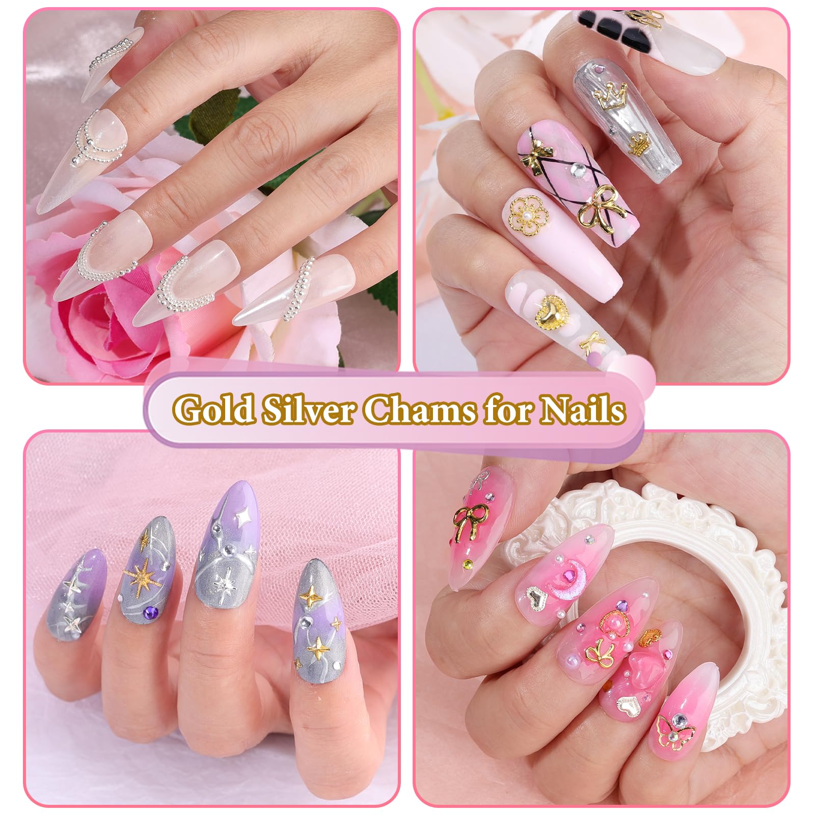 editTime Joyas para uñas versatil y duradera