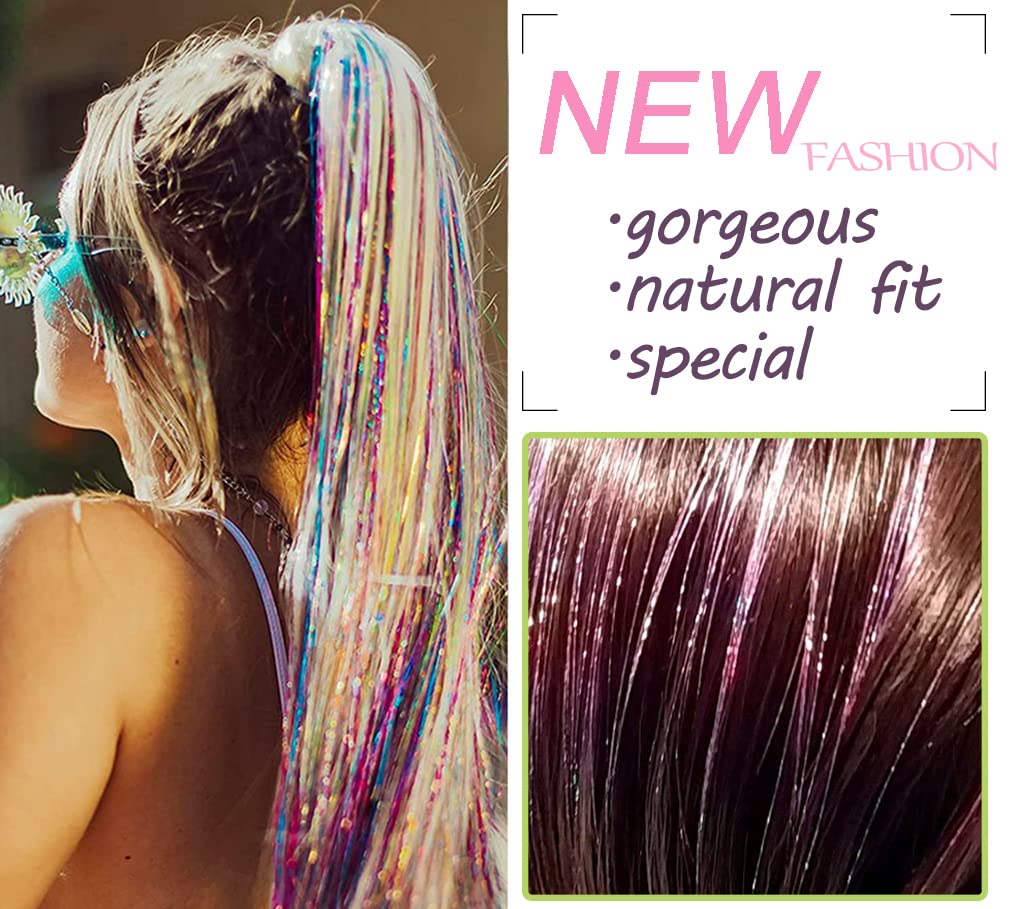 Creación de estilos únicos con mechas brillantes Edoneery para peinados.