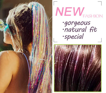 Creación de estilos únicos con mechas brillantes Edoneery para peinados.