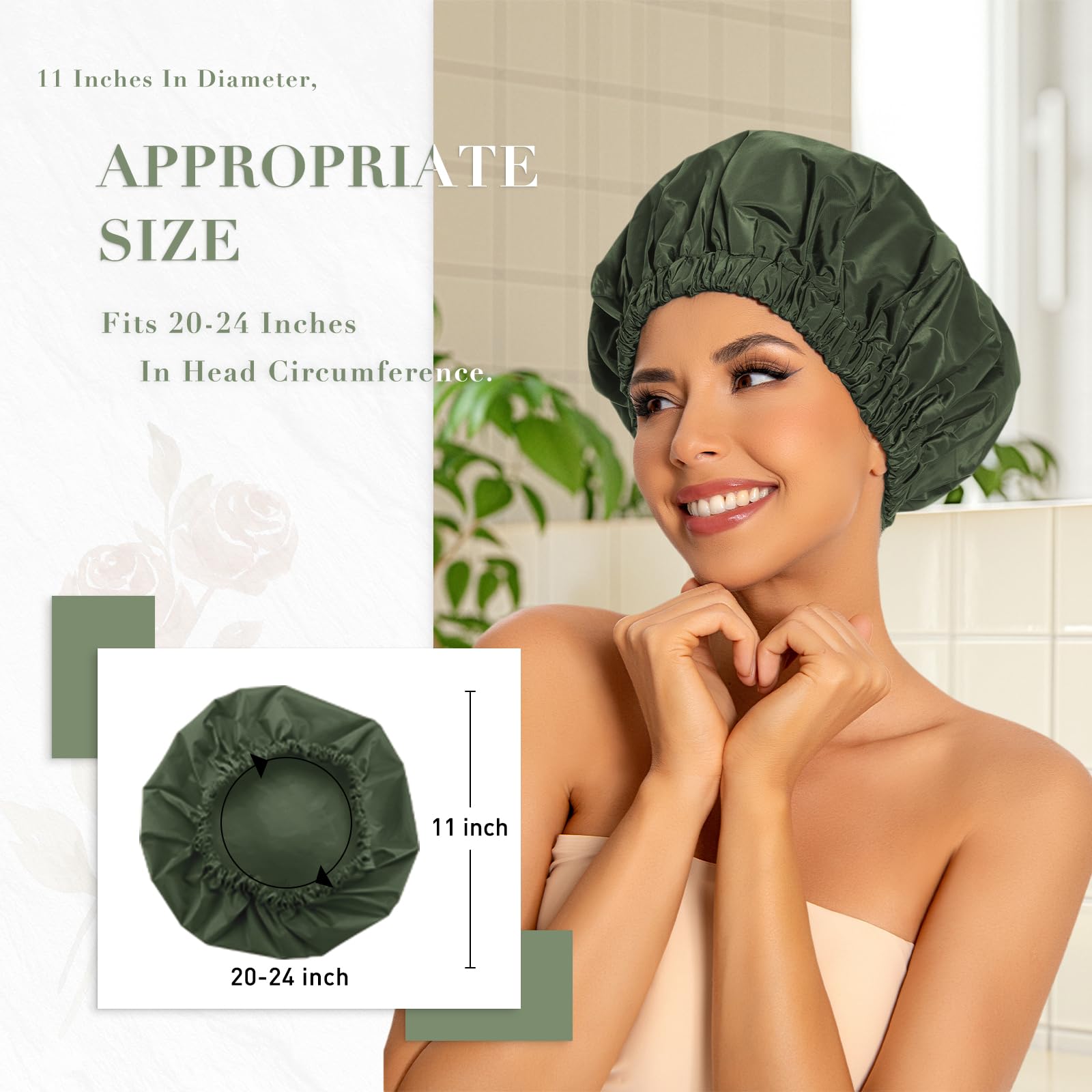 Gorro Edoneery compacto y lavable, perfecto para viajar y guardar fácilmente.