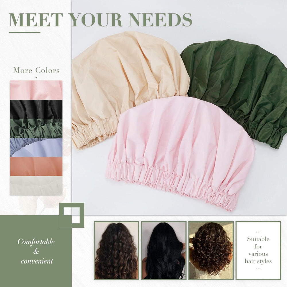 Gorro de baño Edoneery ideal para spa y mascarillas faciales