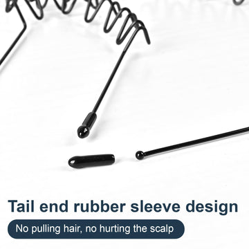 Eduftis banda metal accesorio diario: complemento práctico para el cabello en casa o fuera.