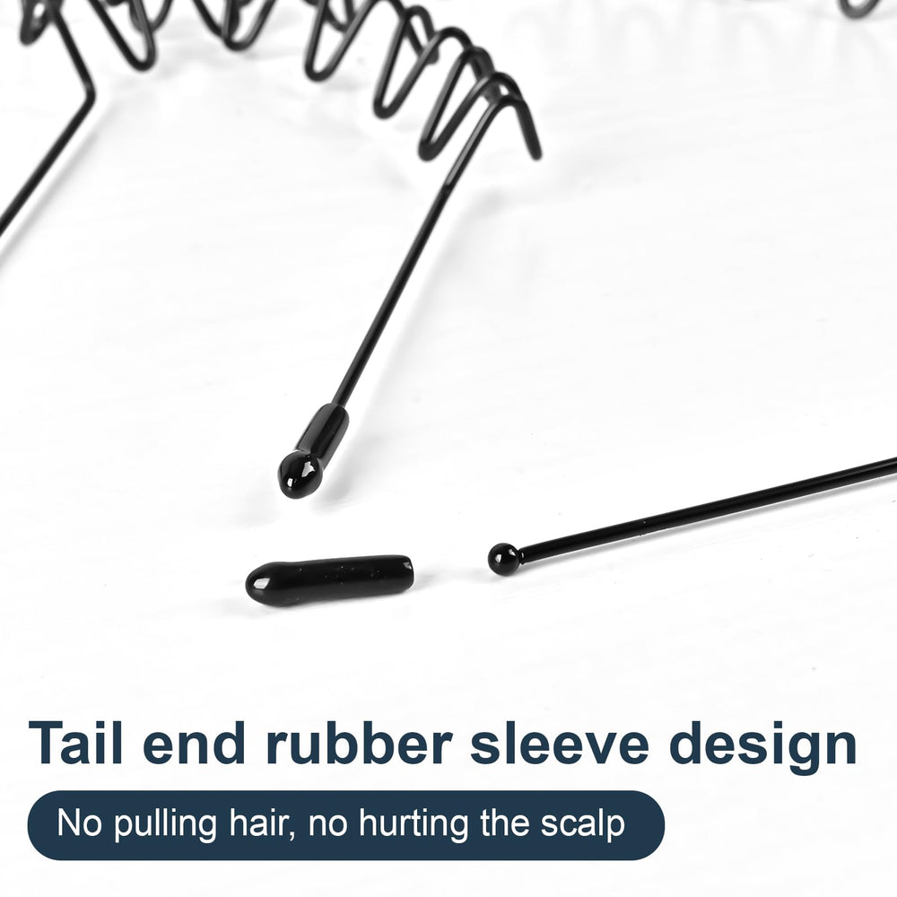 Eduftis banda metal accesorio diario: complemento práctico para el cabello en casa o fuera.