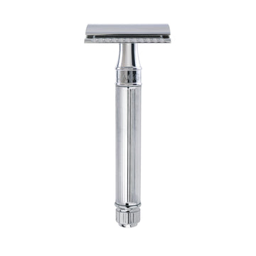 Edwin Jagger DE89LBLAMZ, cabezal doble filo, afeitado suave y preciso.