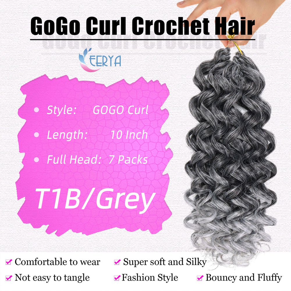 EERYA GOGO CURL, instalación fácil de crochet para principiantes.