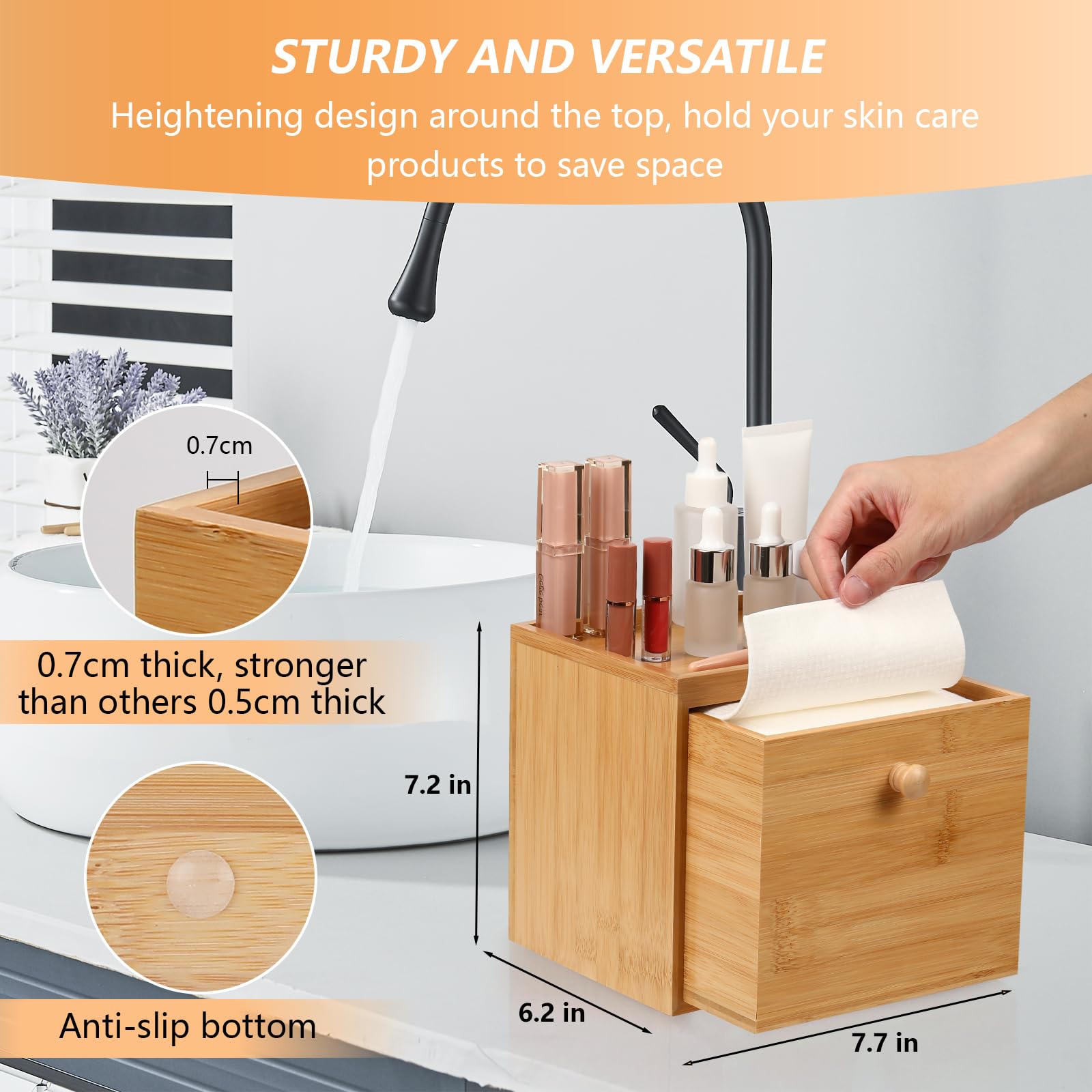Eggs Sound lingettes visage 12x10 pouces, nettoyage efficace du visage et du cou.