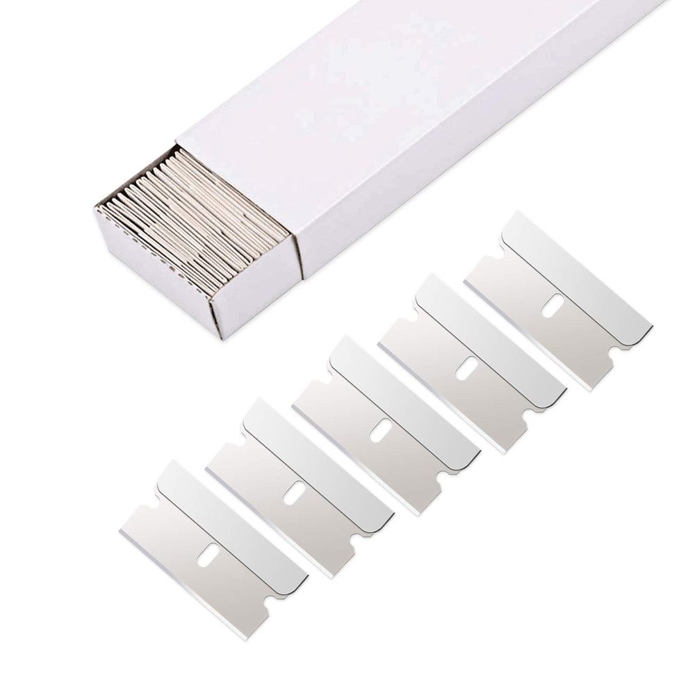Hojas EHDIS de acero inoxidable, empaque de 100 piezas para raspado eficiente