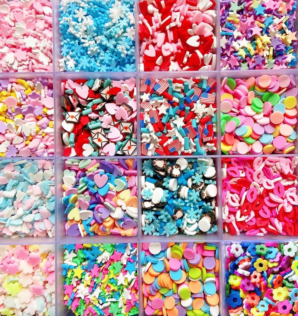 EHOPE diseños de flores en mini rebanadas para nail art
