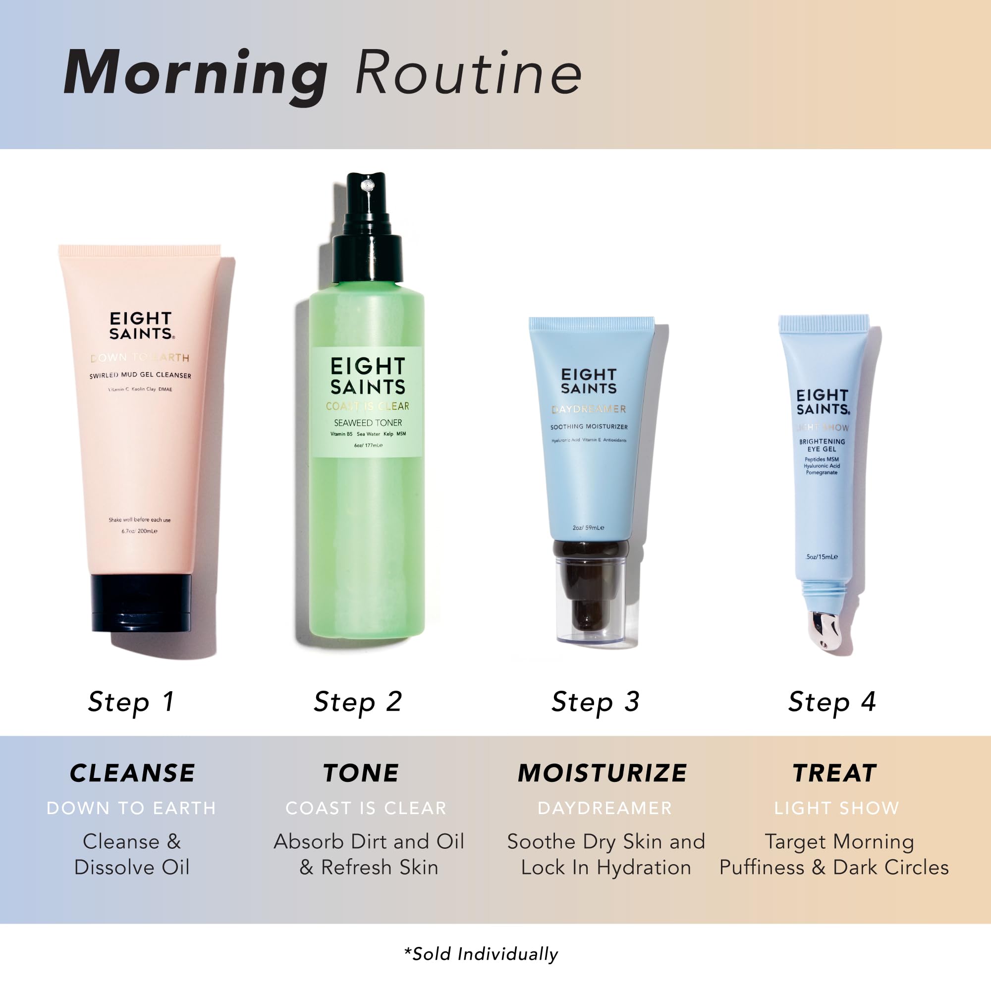 Eight Saints: fórmula libre de fragancias y cruelty-free para piel sensible