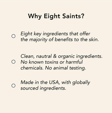 Eight Saints fragancia ausente, ideal para piel sensible.