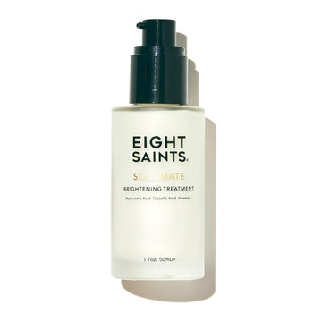 Eight Saints Soulmate loción en botella con textura suave para piel hidratada.