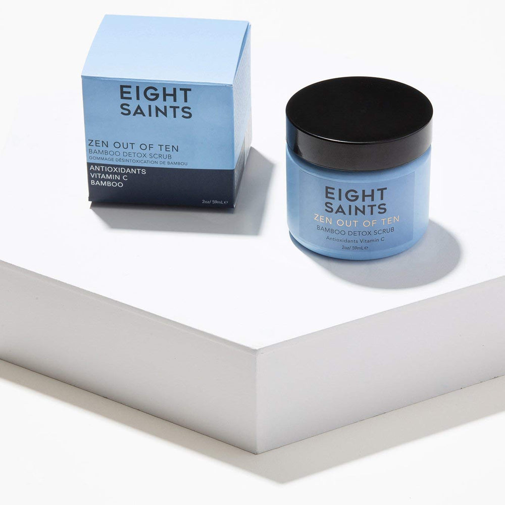 Eight Saints Zen scrub de bambu para poros limpios y frescos