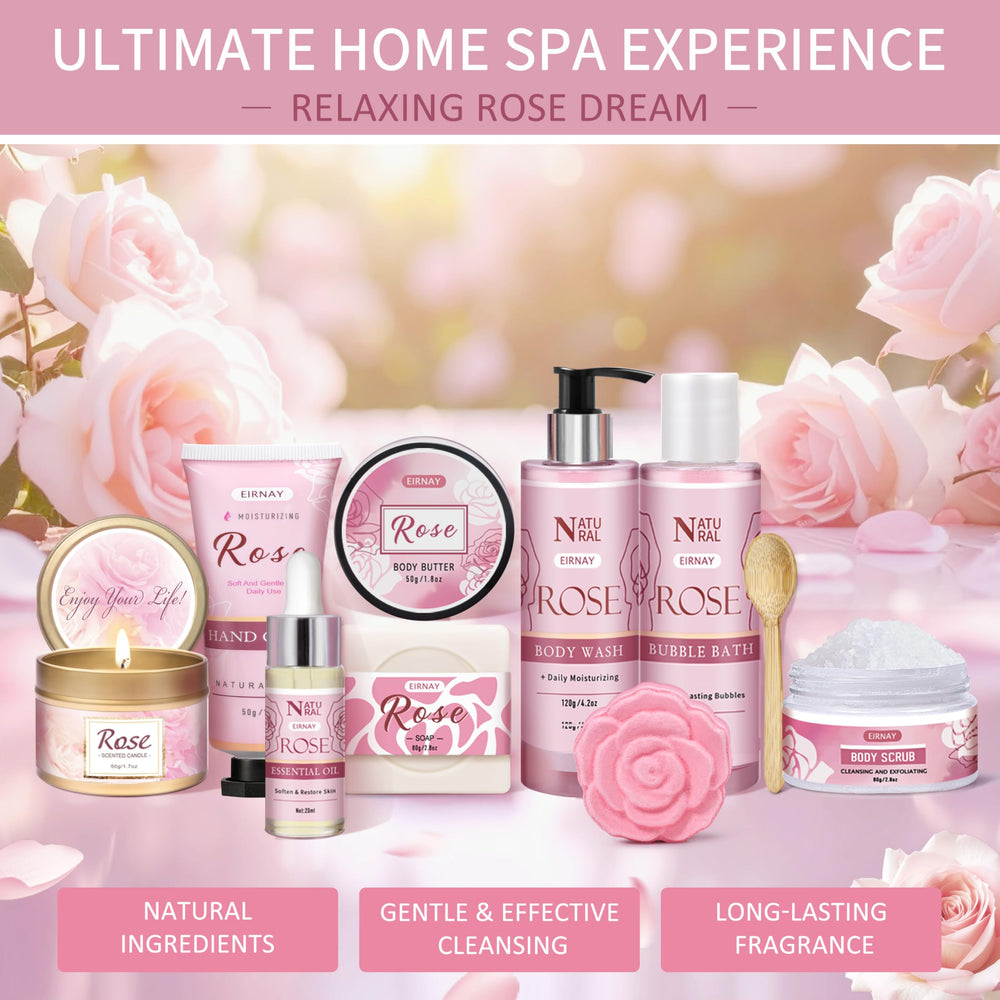Crema de manos rosa EIRNAY para hidratación profunda