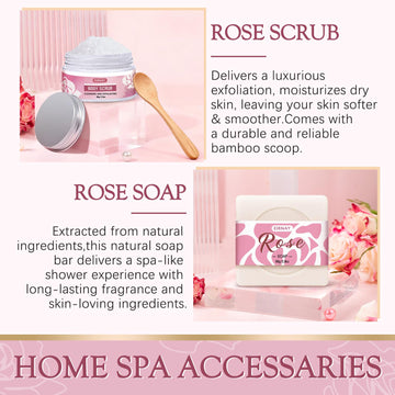 Vela de soja rosa EIRNAY para ambientar con aroma floral suave