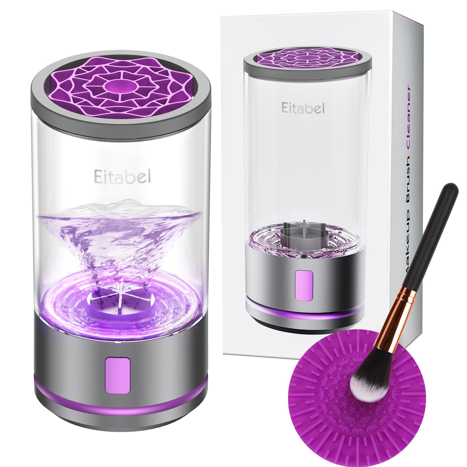 EITABEL lavadora 2 en 1 lista para limpieza rápida de brochas