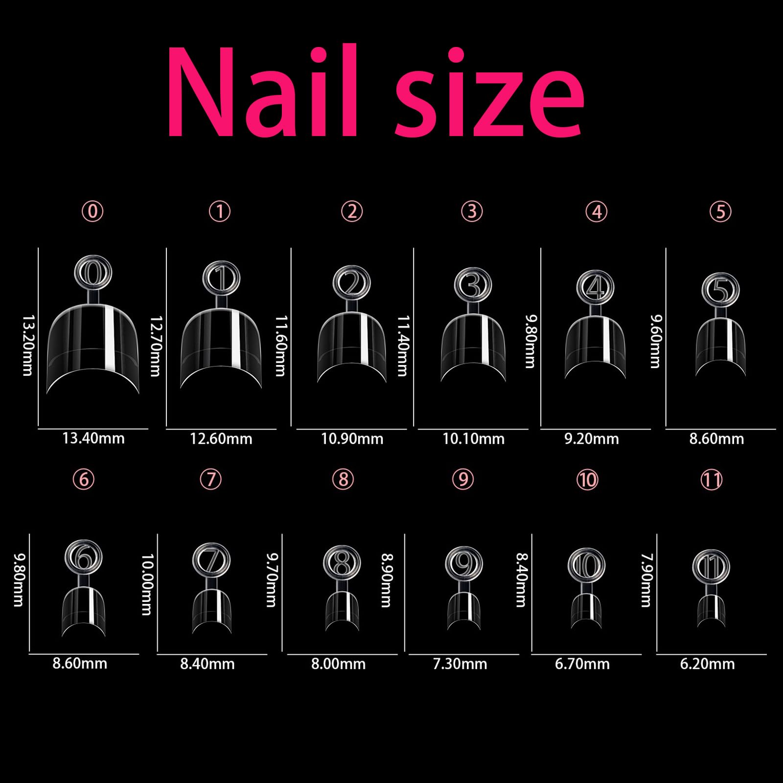 Set de uñas EJIUJIUO, regalo ideal para amigas fanáticas del nail art.