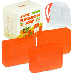 EKIVAO jabon-persimon-unisex, uso diario y control de olores suave.