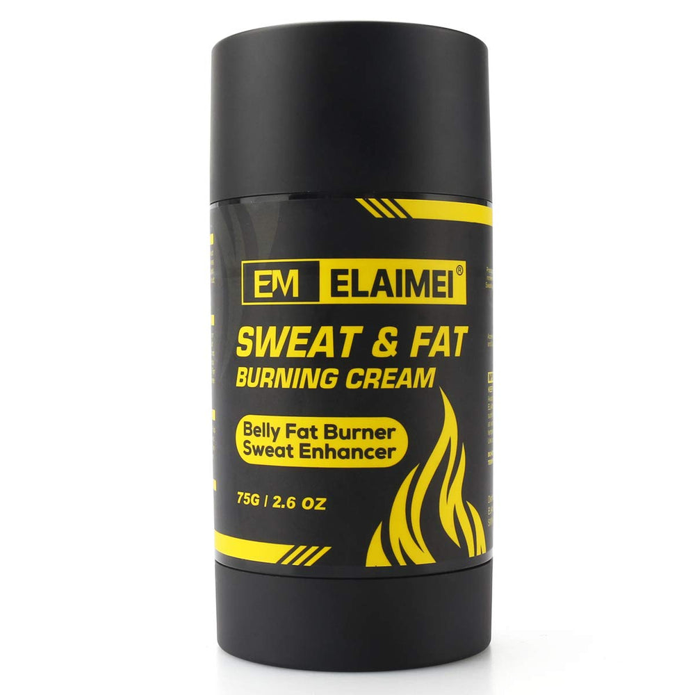 Elaimei crema sudor quema grasa en frasco, ideal para uso durante el entrenamiento