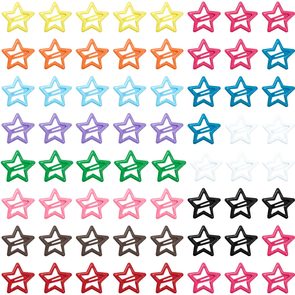 ELANE clip estrellas multicolor pack, ideal para peinados diarios.