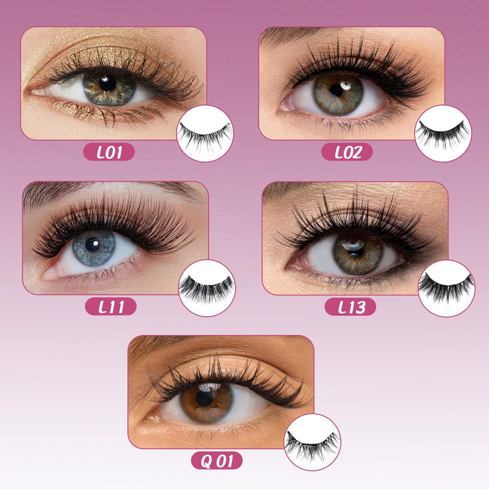 Conjunto de estilos oculares Elara Craft para días y noches