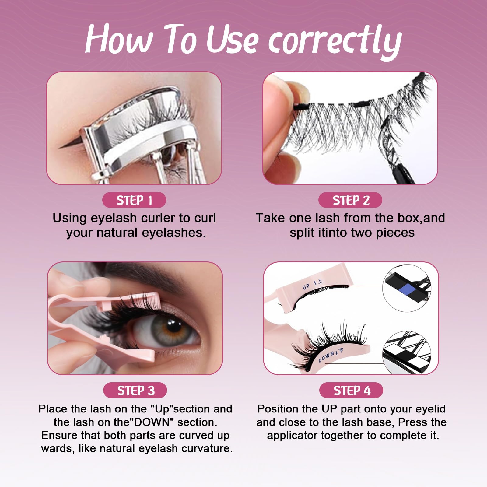 Elara Craft precision applicator aids accurate lash placement for beginners