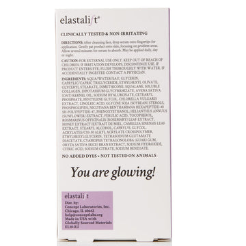 Elastalift collagen serum night routine application for daily care.