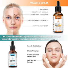 ELBBUB Serum de ácido hialurónico, hidrata profundamente la piel.