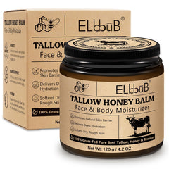 ELBBUB whipped tallow cream bottle pour for smooth, deep hydration