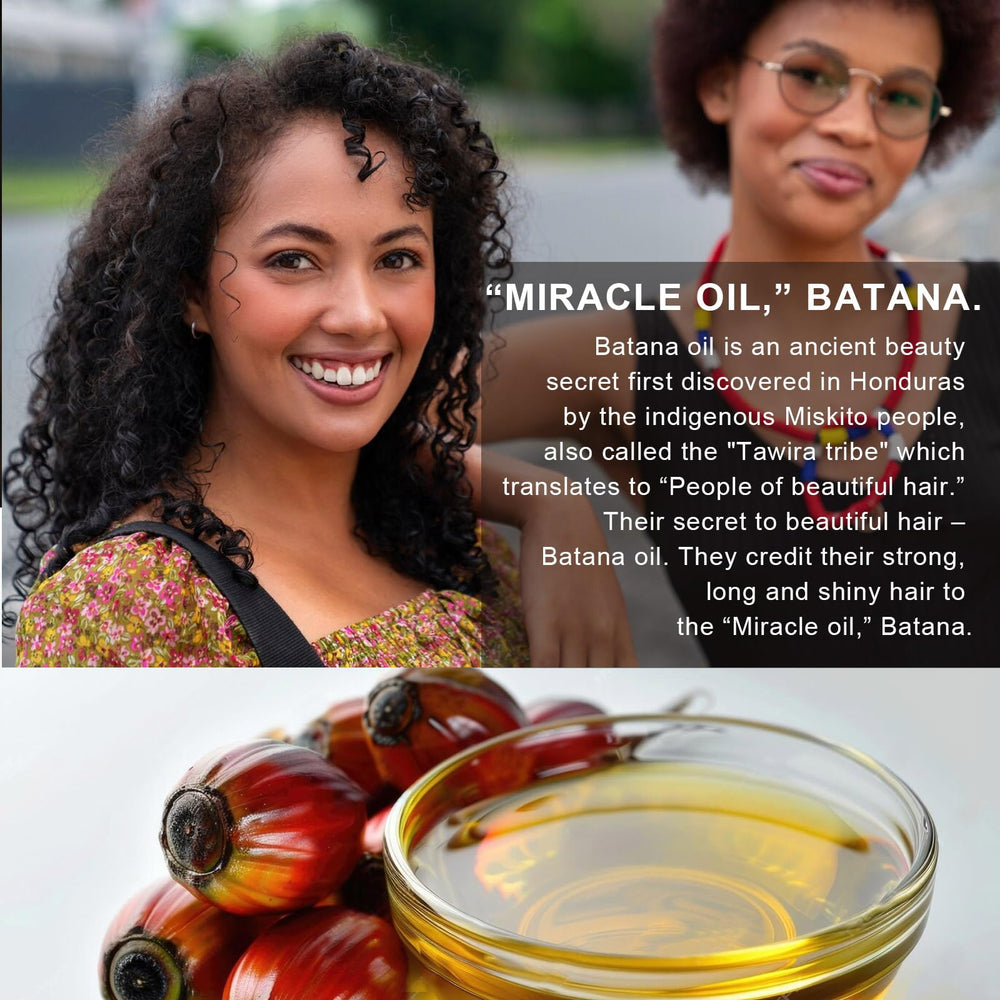 Envase 100% puro ELBBUB Dr. Sebi Batana Oil para uso diario.