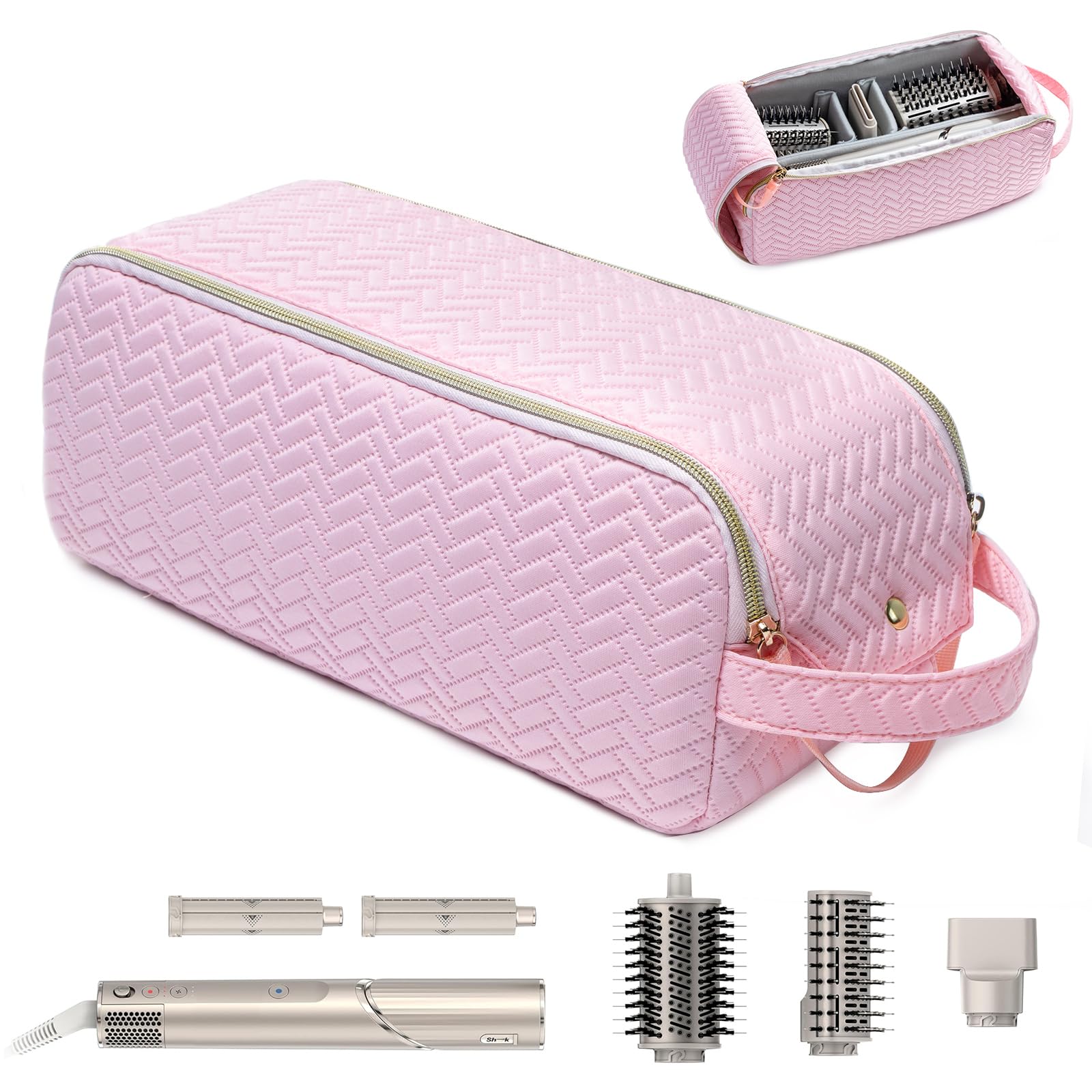 La bolsa ELCUPA para herramientas de peinado, exterior, para viaje y transporte