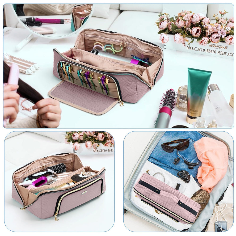 ELCUPA bolsa-viaje-cosmeticos: acceso rápido a maquillaje y neceser