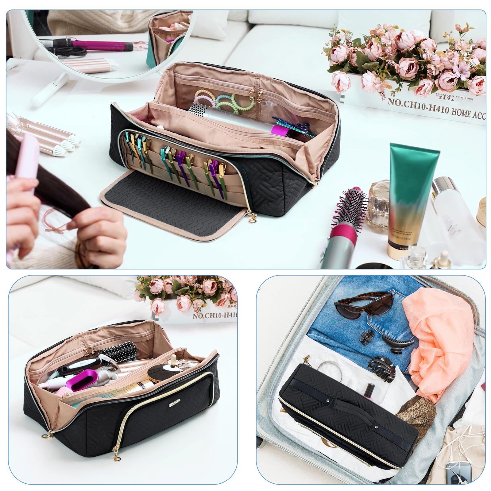 USO MULTIUSOS ELCUPA para viaje, maquillaje y cuidado personal.