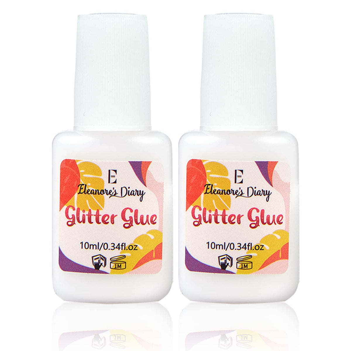 Eleanore's Diary pegamento brillo para tatuajes, botella de 10ml, seguro para piel