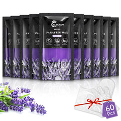 ELEGCOV recargas de parafina lavanda para uso en casa con hidratación profunda.
