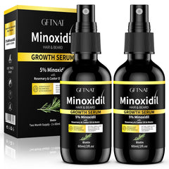 Elegra Minoxidil en bote de vidrio, uso diario.