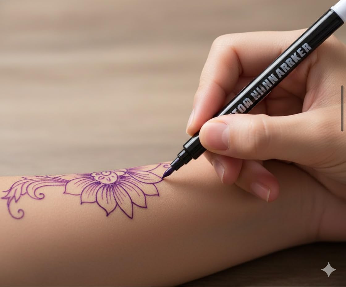 Element Tattoo Supply bolígrafo tatuaje diseño temporal, fácil de manejo y prueba