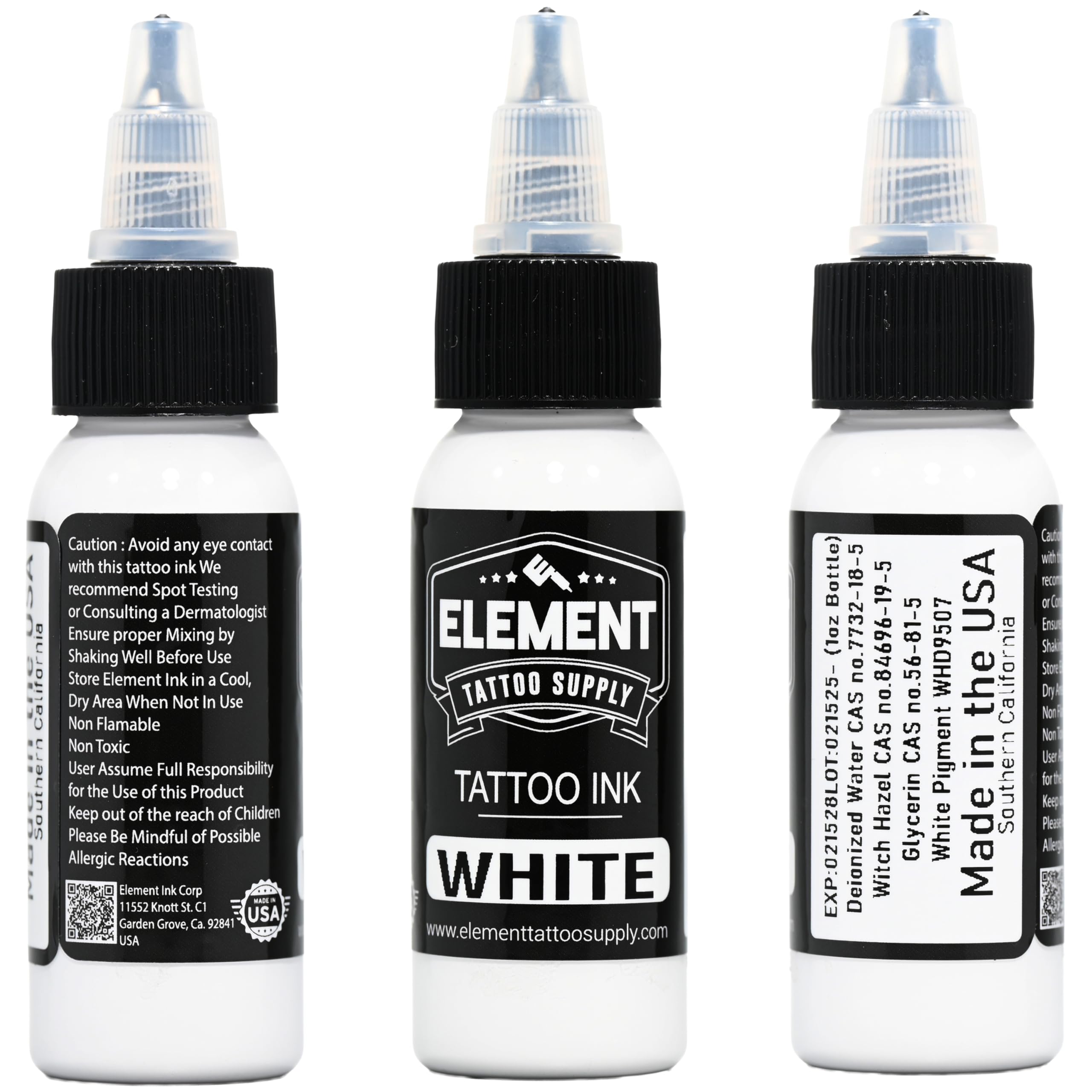 Element Tattoo Supply: conjunto completo de tintas principales para tatuaje