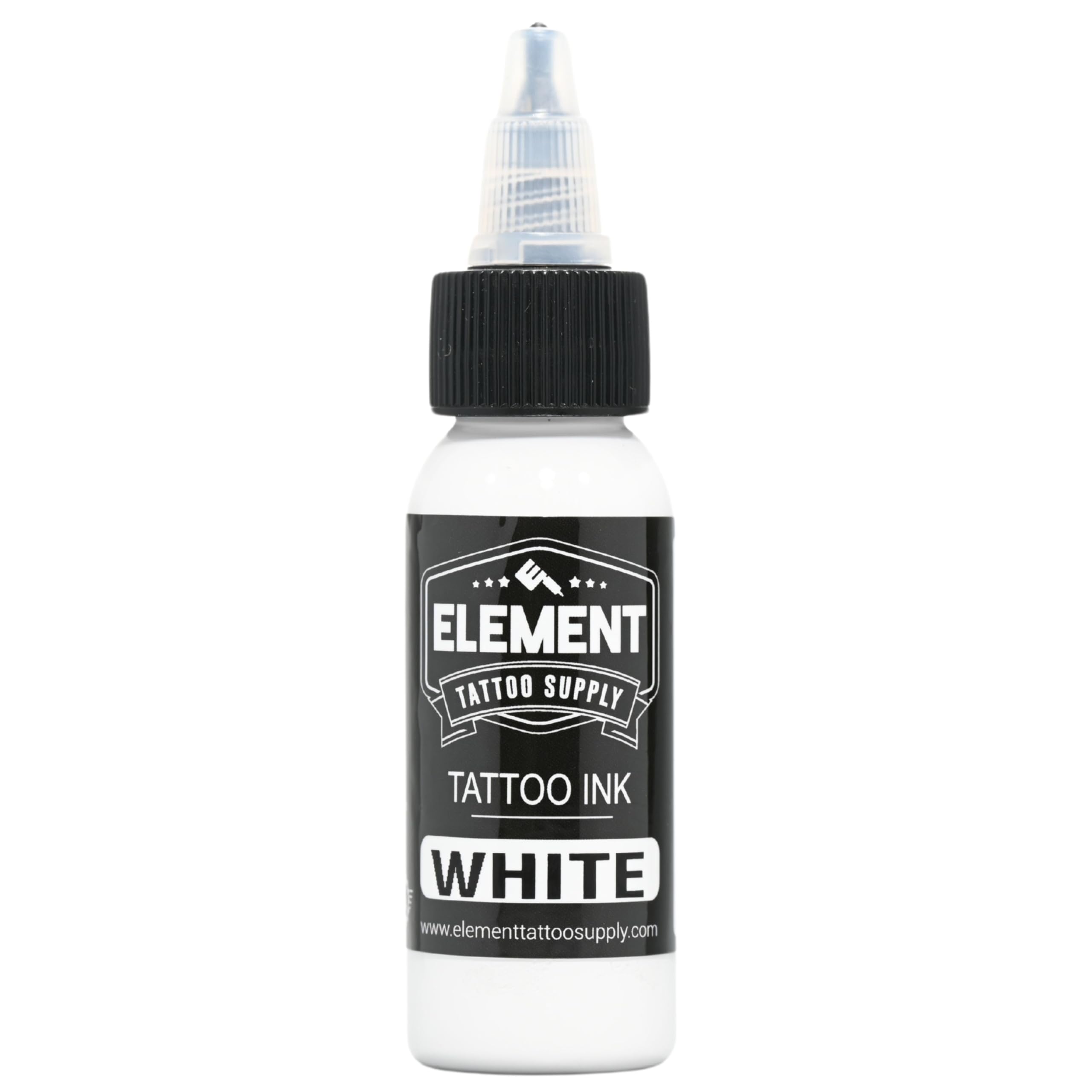 Element Tattoo Supply: tinta blanco sólido para realces y limpieza de líneas