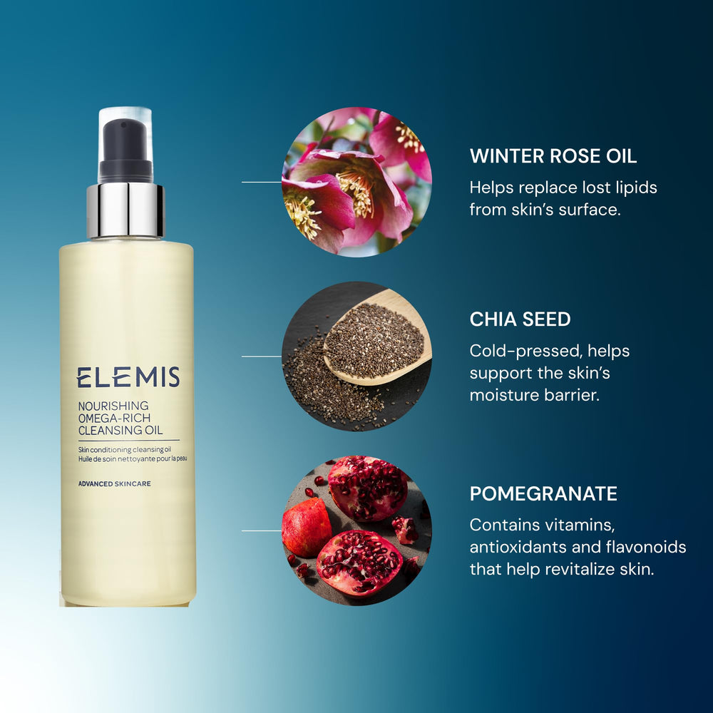 ELEMIS Aceite limpiador facilita masajes faciales como parte de la rutina