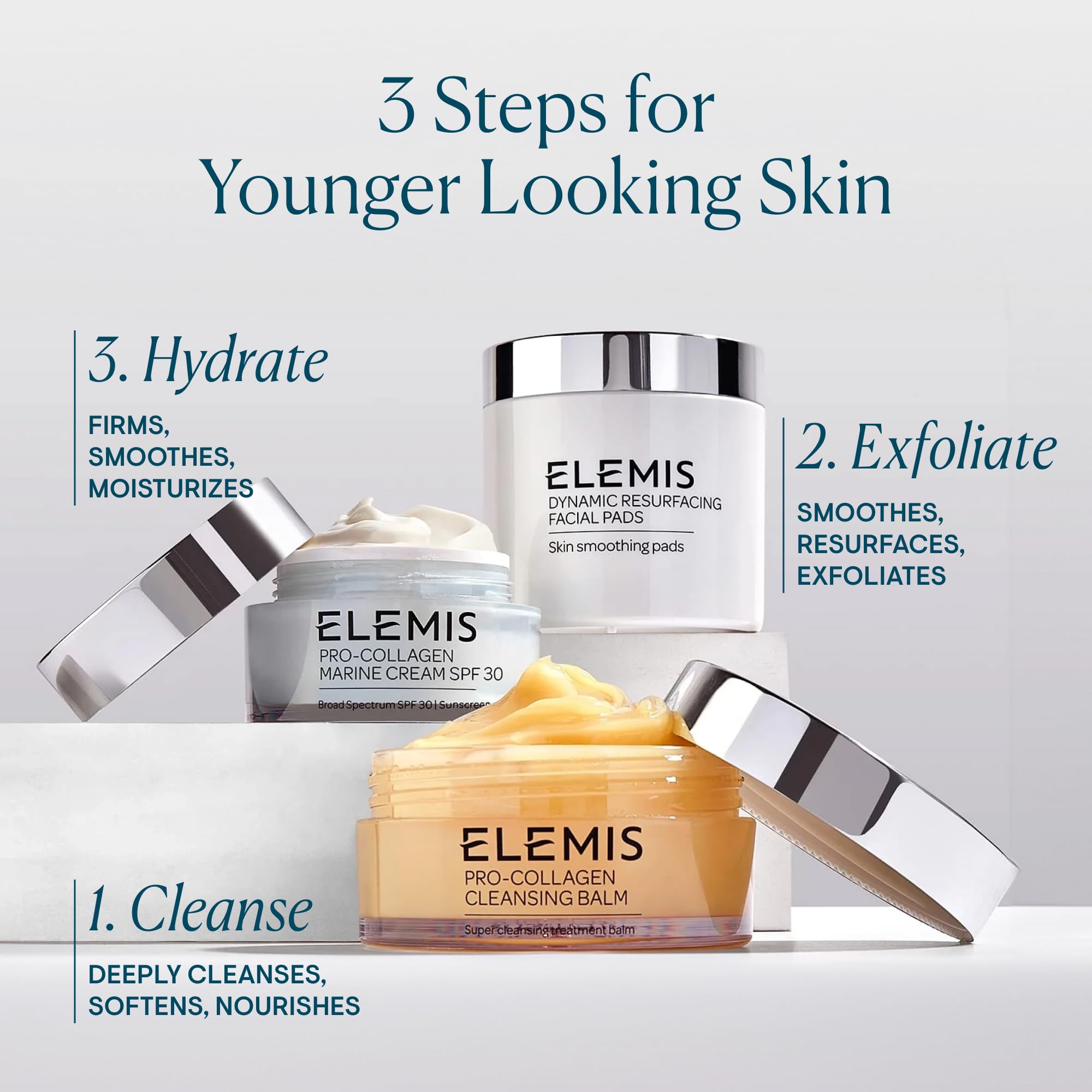 Elemis Aceites Hidratantes: aceites ricos en ácidos grasos para cuidado suave.