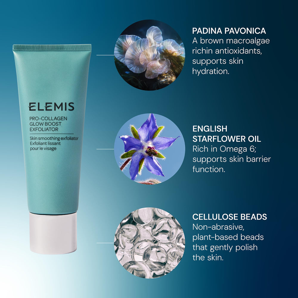 Piel limpia tras usar el exfoliante de ELEMIS en la rutina diaria