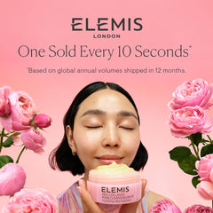 Desmaquilla maquillaje impermeable con bálsamo de ELEMIS Pro-Collagen Rose.