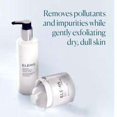 Elemis Dynamic Duo Kit pads application closeup refining the skin surface.