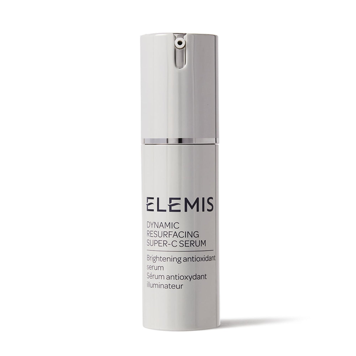 ELEMIS Dynamic Resurfacing Serum en botella, brinda luminosidad y tono más uniforme.