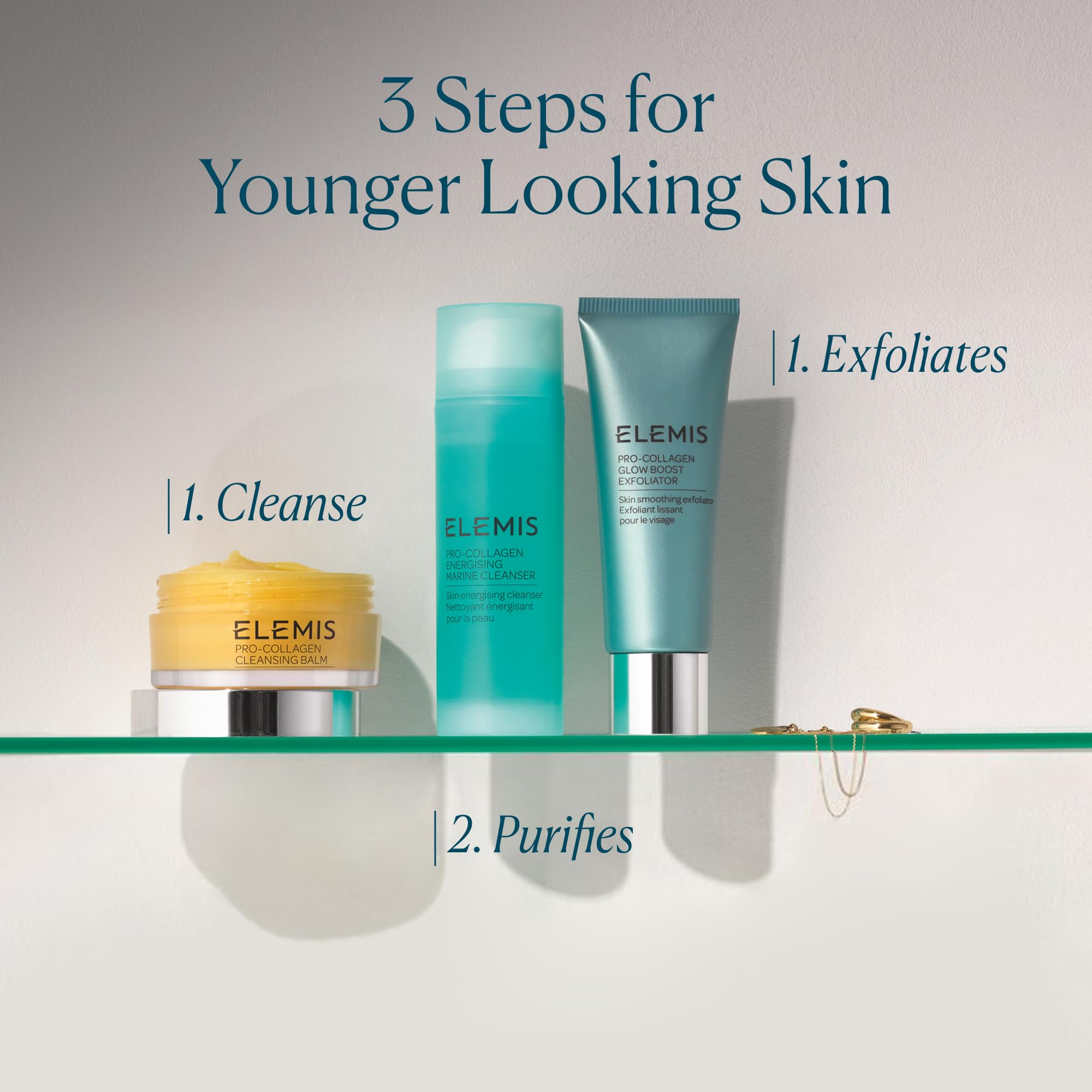 Esferas de celulosa sostenibles en el exfoliante ELEMIS