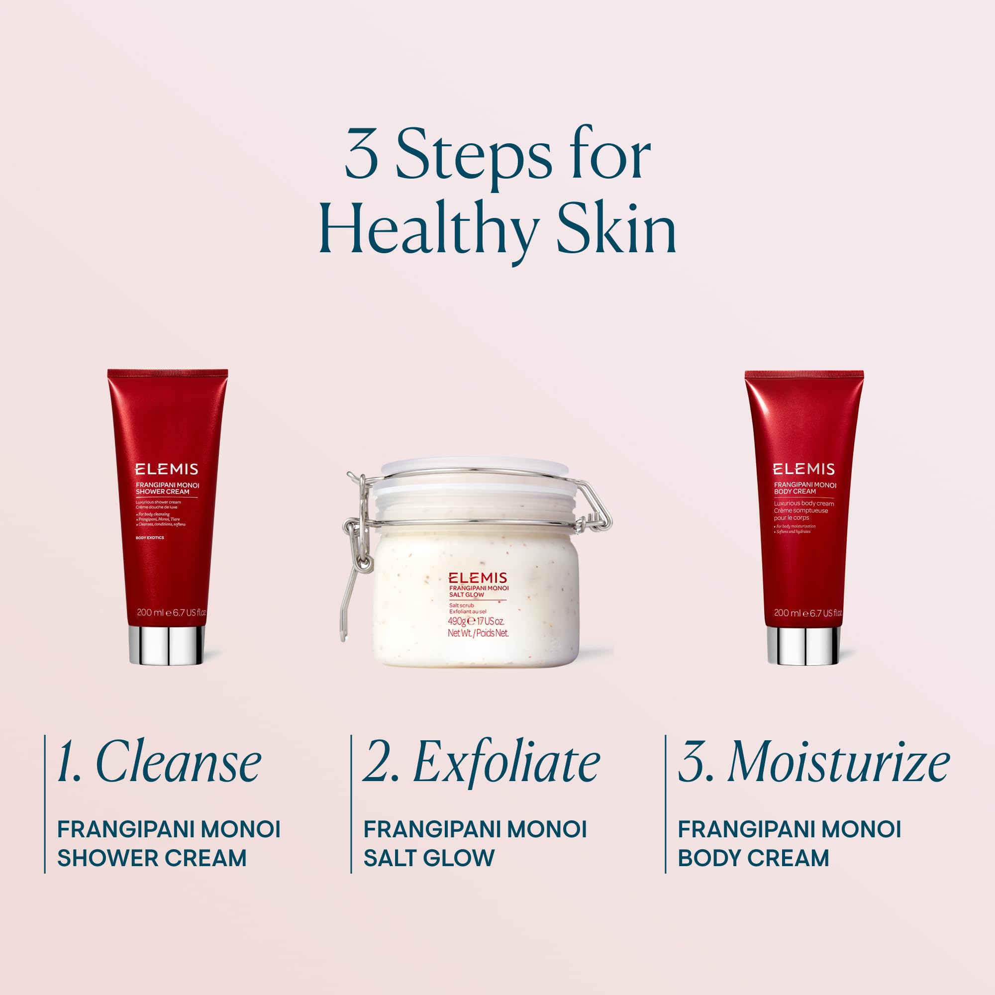 Elemis Frangipani Monoi, crema enriquecida que ofrece nutrición duradera.
