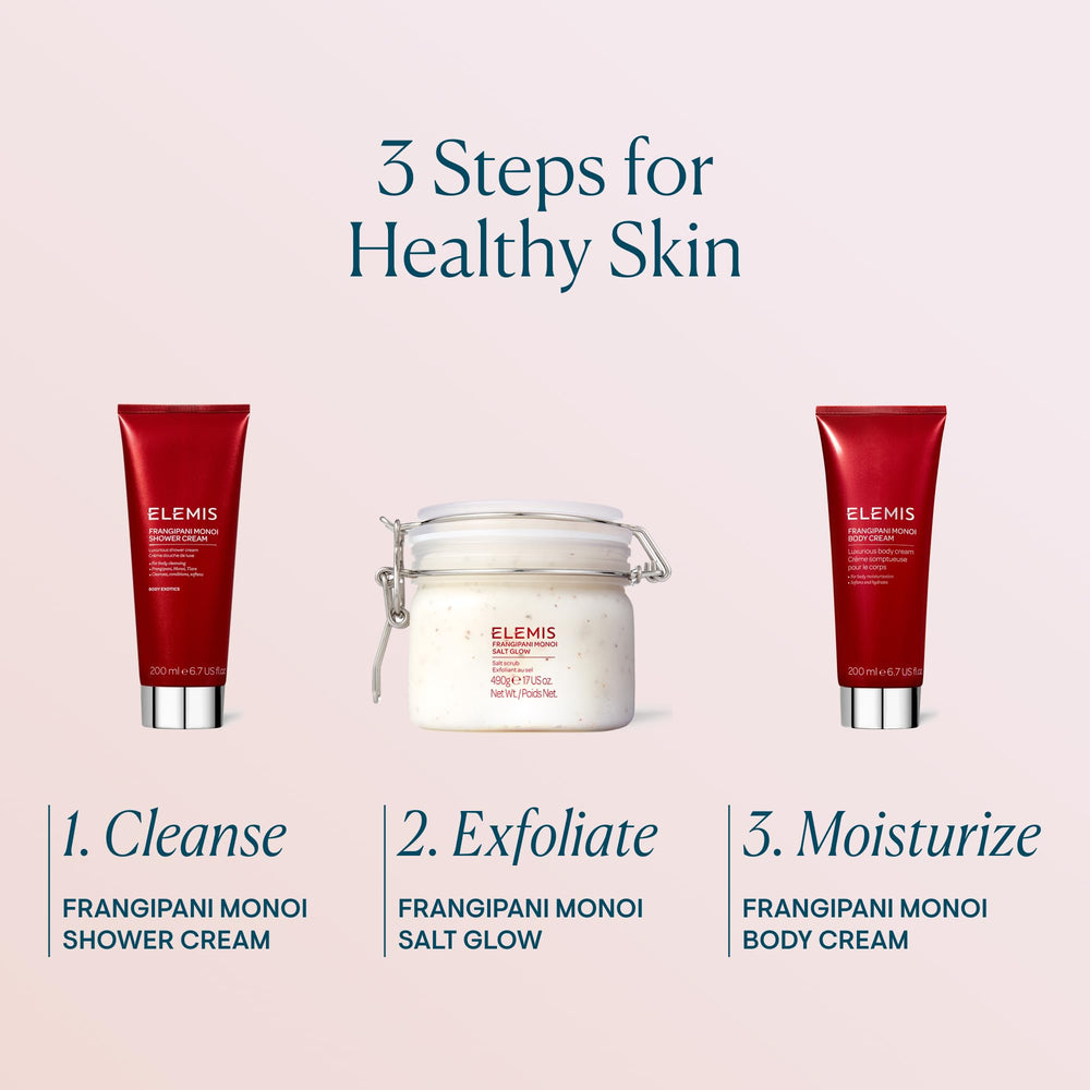 Elemis Frangipani Monoi, crema enriquecida que ofrece nutrición duradera.