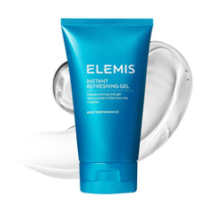 ELEMIS Gel rafraîchissant Instantané en bouteille, offre une fraîcheur rapide pour les muscles fatigués.